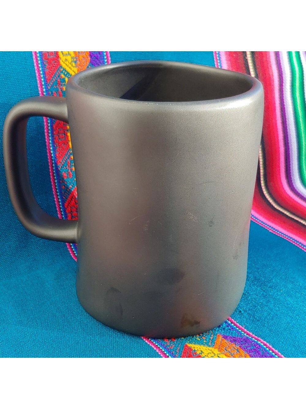 Rae Dunn Matte Black Ceramic Witch's Brew Coffee Mug - Picture 7 of 8